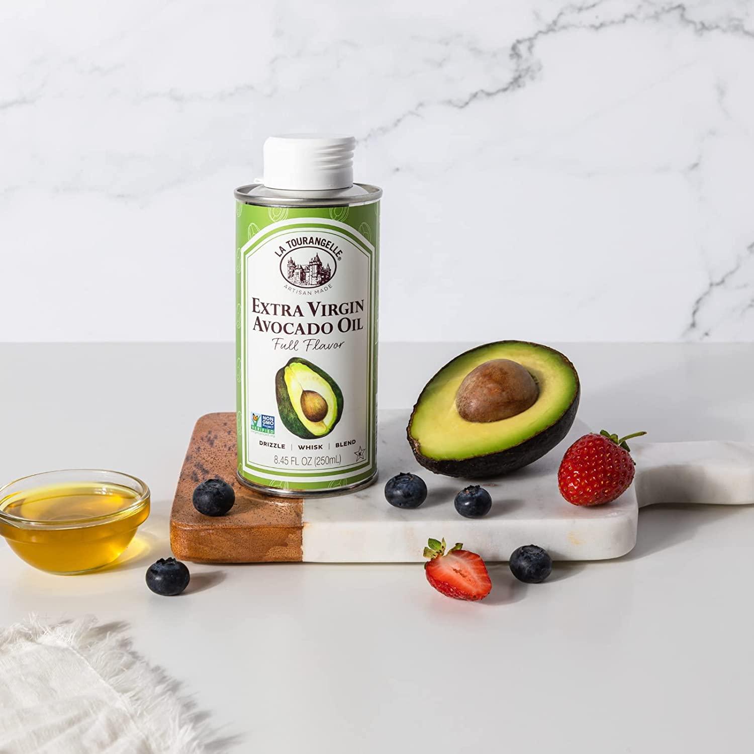 image:imageLa Tourangelle California Extra Virgin Olive Oil ColdPressed High Antioxidant Olives Single Origin from California 254 Fl OzExtra Virgin Avocado