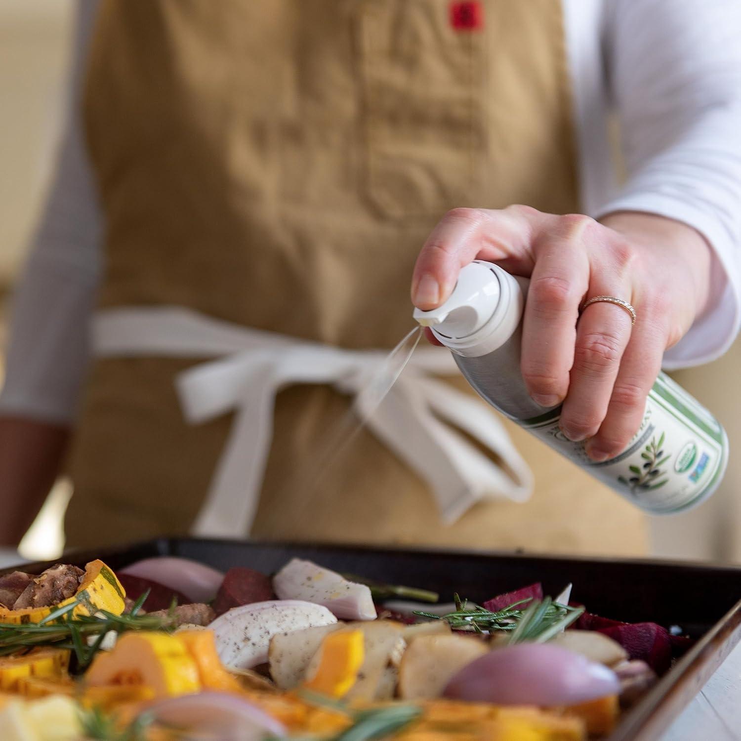image:imageLa Tourangelle Organic Extra Virgin Olive Oil Spray ColdPressed AllNatural Artisanal Great for Cooking Sauteing Grilling 5 Fl OzOrganic EVOO