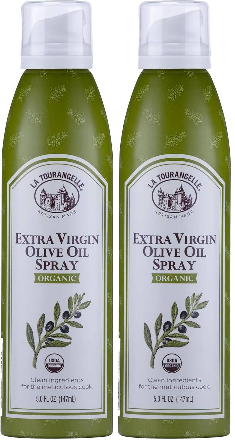 image:imageLa Tourangelle Organic Extra Virgin Olive Oil Spray ColdPressed AllNatural Artisanal Great for Cooking Sauteing Grilling 5 Fl OzOrganic EVOO