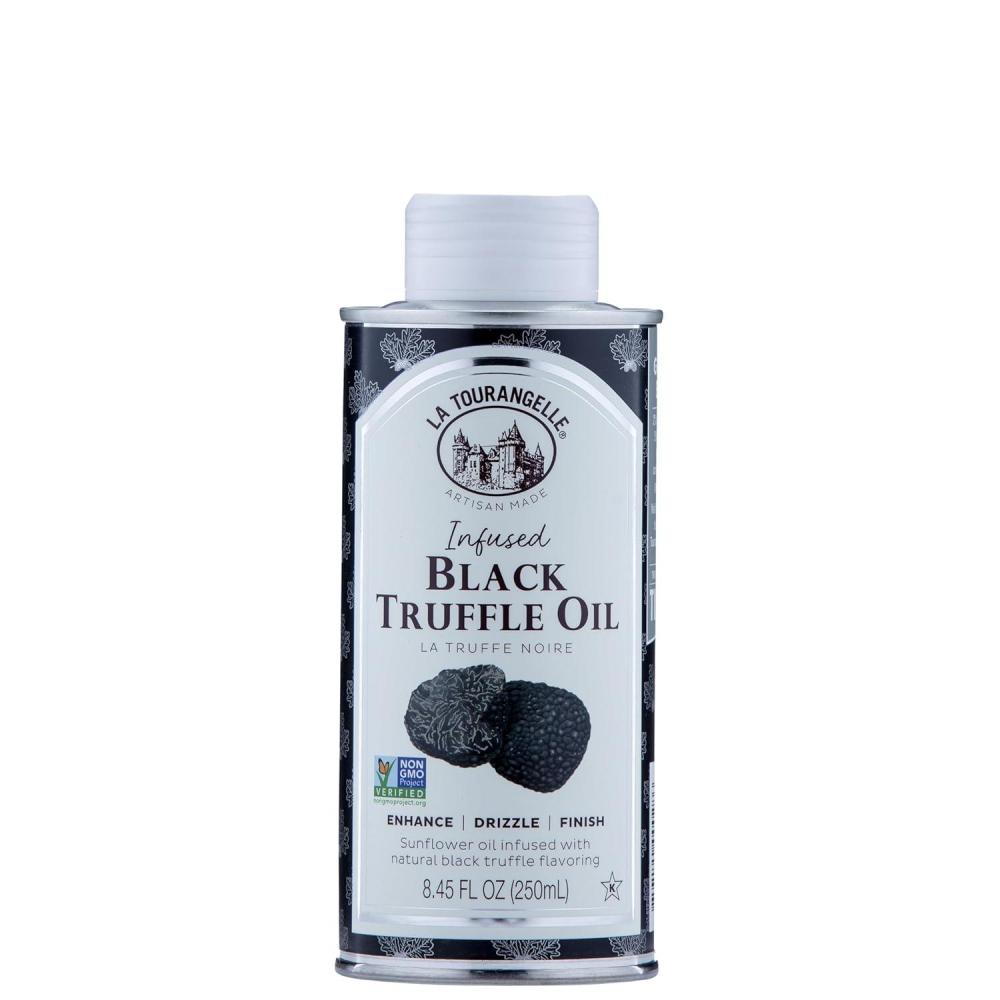 image:imageLa Tourangelle White Truffle Oil amp Black Truffle Oil Set Complex Gourmet Earthy Flavor for Drizzling over Pasta Popcorn Vegetables Potatoes Soup and More Gift Box 845 Fl Oz Each Set of 2Black Truffle