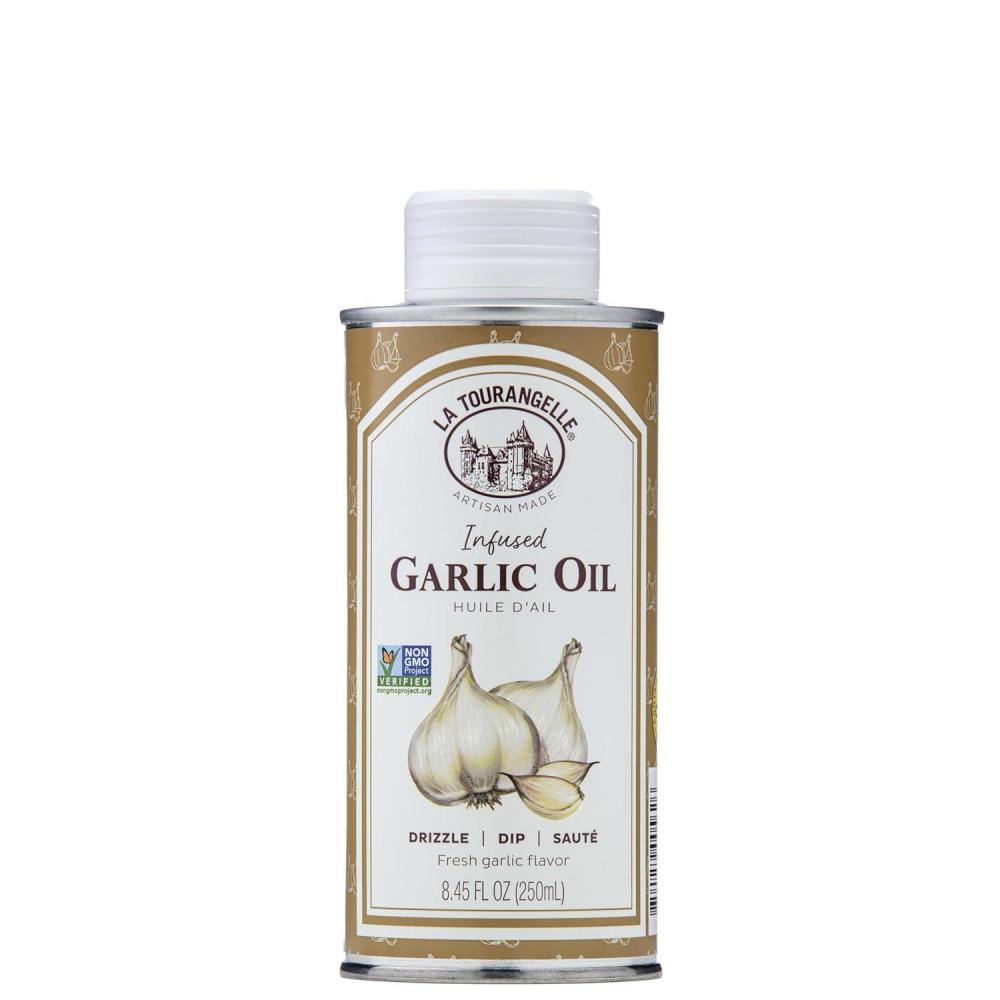 image:imageLa Tourangelle White Truffle Oil amp Black Truffle Oil Set Complex Gourmet Earthy Flavor for Drizzling over Pasta Popcorn Vegetables Potatoes Soup and More Gift Box 845 Fl Oz Each Set of 2Garlic
