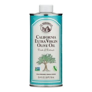 La Tourangelle California Extra Virgin Olive Oil, Cold-Pressed High Antioxidant Olives Single Origin from California, 25.4 Fl Oz(California EVOO)