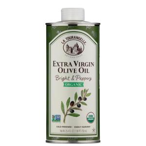 La Tourangelle California Extra Virgin Olive Oil, Cold-Pressed High Antioxidant Olives Single Origin from California, 25.4 Fl Oz(Tomato)