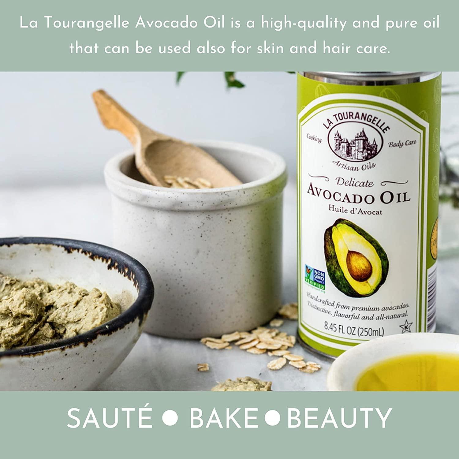 image:imageLa Tourangelle Organic Extra Virgin Olive Oil ColdPressed Early Harvest EVOO from Spain Smooth amp Fruity 169 fl oz Spanish with Polyphenols for Cooking Drizzling Marinades and DippingAvocado