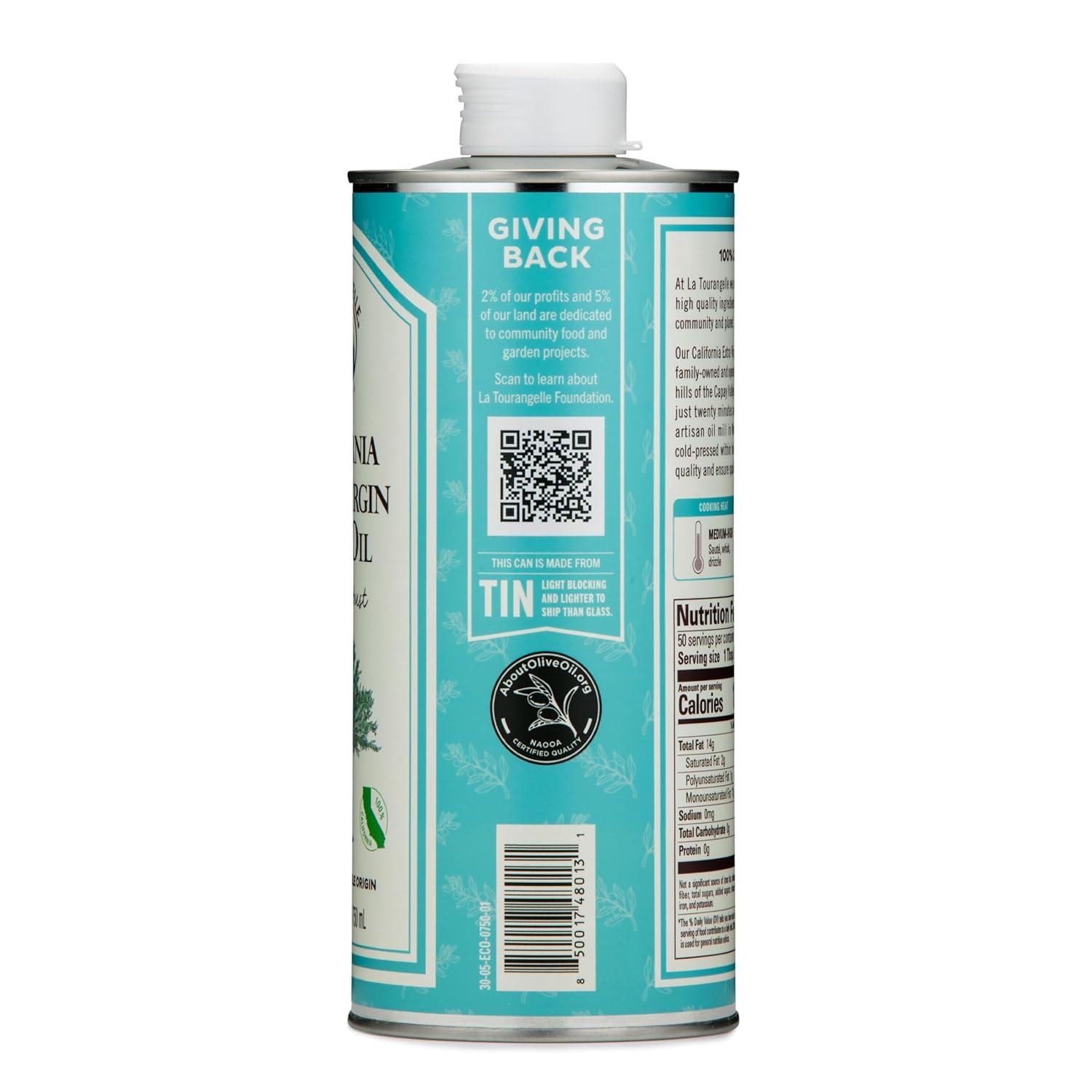 image:imageLa Tourangelle Organic Extra Virgin Olive Oil ColdPressed Early Harvest EVOO from Spain Smooth amp Fruity 169 fl oz Spanish with Polyphenols for Cooking Drizzling Marinades and DippingCalifornia EVOO