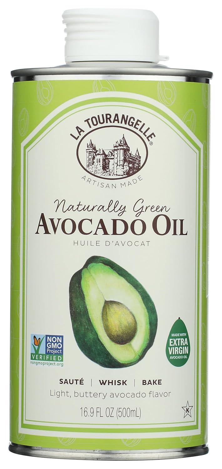 image:imageLa Tourangelle Organic Extra Virgin Olive Oil ColdPressed Early Harvest EVOO from Spain Smooth amp Fruity 169 fl oz Spanish with Polyphenols for Cooking Drizzling Marinades and DippingAvocado