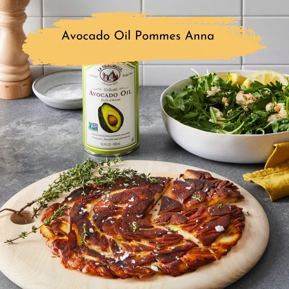 image:imageLa Tourangelle Organic Extra Virgin Olive Oil ColdPressed Early Harvest EVOO from Spain Smooth amp Fruity 169 fl oz Spanish with Polyphenols for Cooking Drizzling Marinades and DippingAvocado