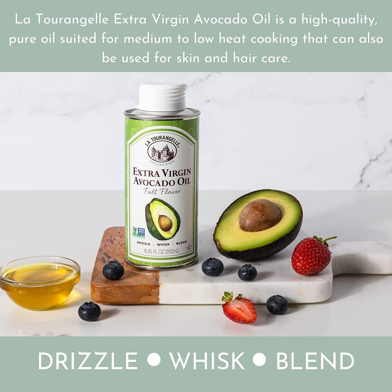 image:imageLa Tourangelle Organic Extra Virgin Olive Oil ColdPressed Early Harvest EVOO from Spain Smooth amp Fruity 169 fl oz Spanish with Polyphenols for Cooking Drizzling Marinades and DippingExtra Virgin Avocado