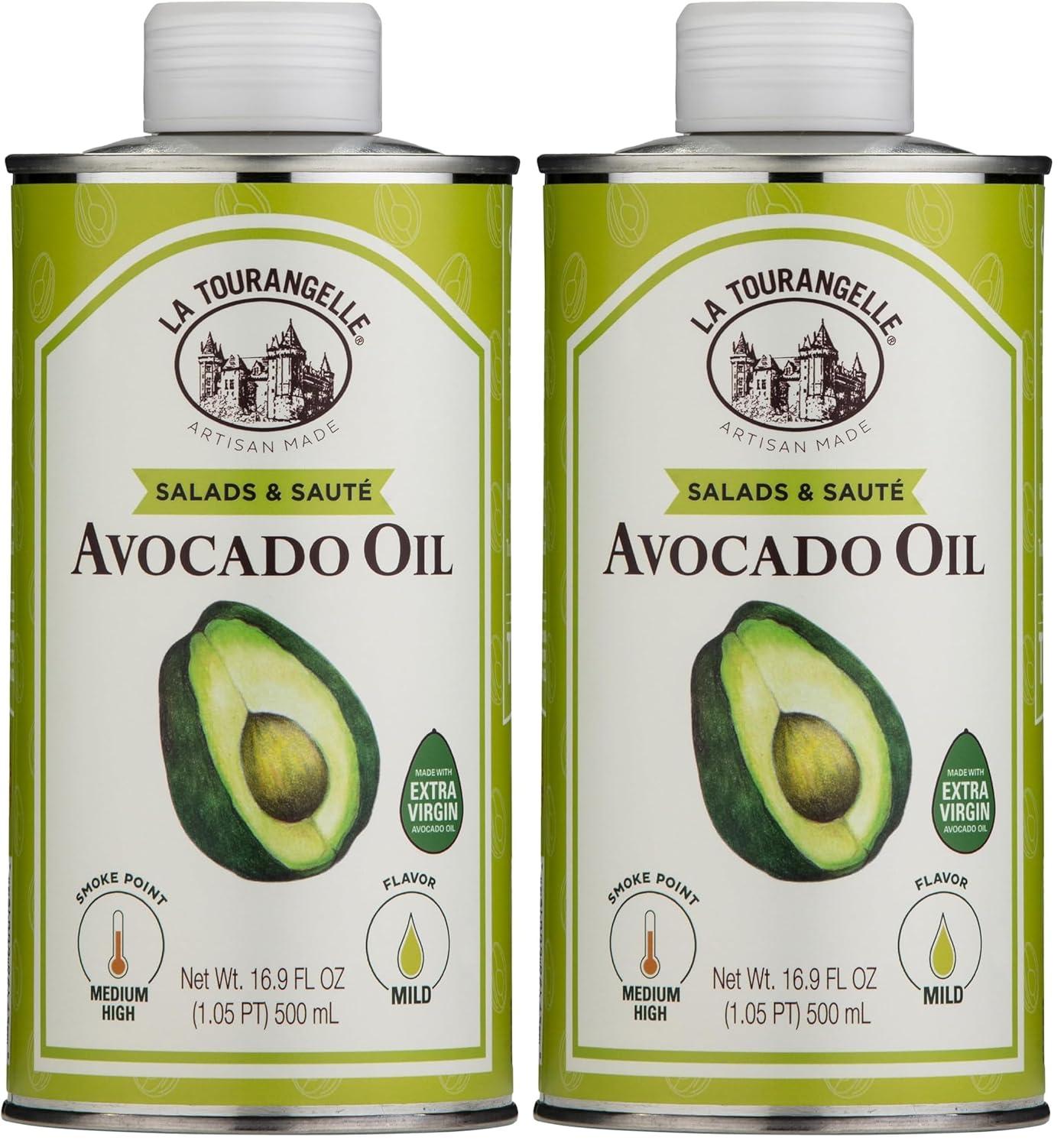 image:imageLa Tourangelle Organic Extra Virgin Olive Oil ColdPressed Early Harvest EVOO from Spain Smooth amp Fruity 169 fl oz Spanish with Polyphenols for Cooking Drizzling Marinades and DippingAvocado