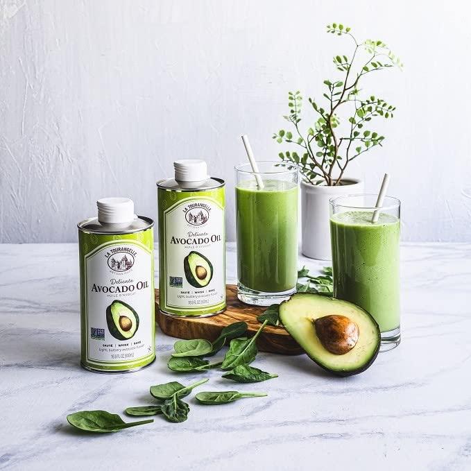 image:imageLa Tourangelle Organic Extra Virgin Olive Oil ColdPressed Early Harvest EVOO from Spain Smooth amp Fruity 169 fl oz Spanish with Polyphenols for Cooking Drizzling Marinades and DippingAvocado