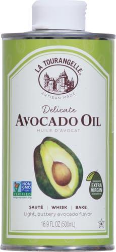 image:imageLa Tourangelle Organic Extra Virgin Olive Oil ColdPressed Early Harvest EVOO from Spain Smooth amp Fruity 169 fl oz Spanish with Polyphenols for Cooking Drizzling Marinades and DippingAvocado
