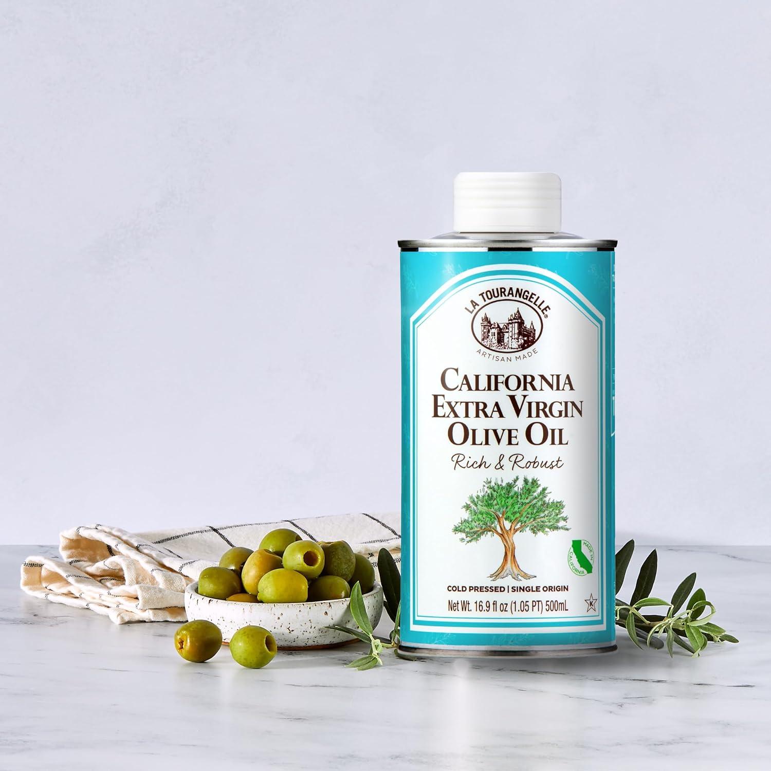 image:imageLa Tourangelle Organic Extra Virgin Olive Oil ColdPressed Early Harvest EVOO from Spain Smooth amp Fruity 169 fl oz Spanish with Polyphenols for Cooking Drizzling Marinades and DippingCalifornia EVOO