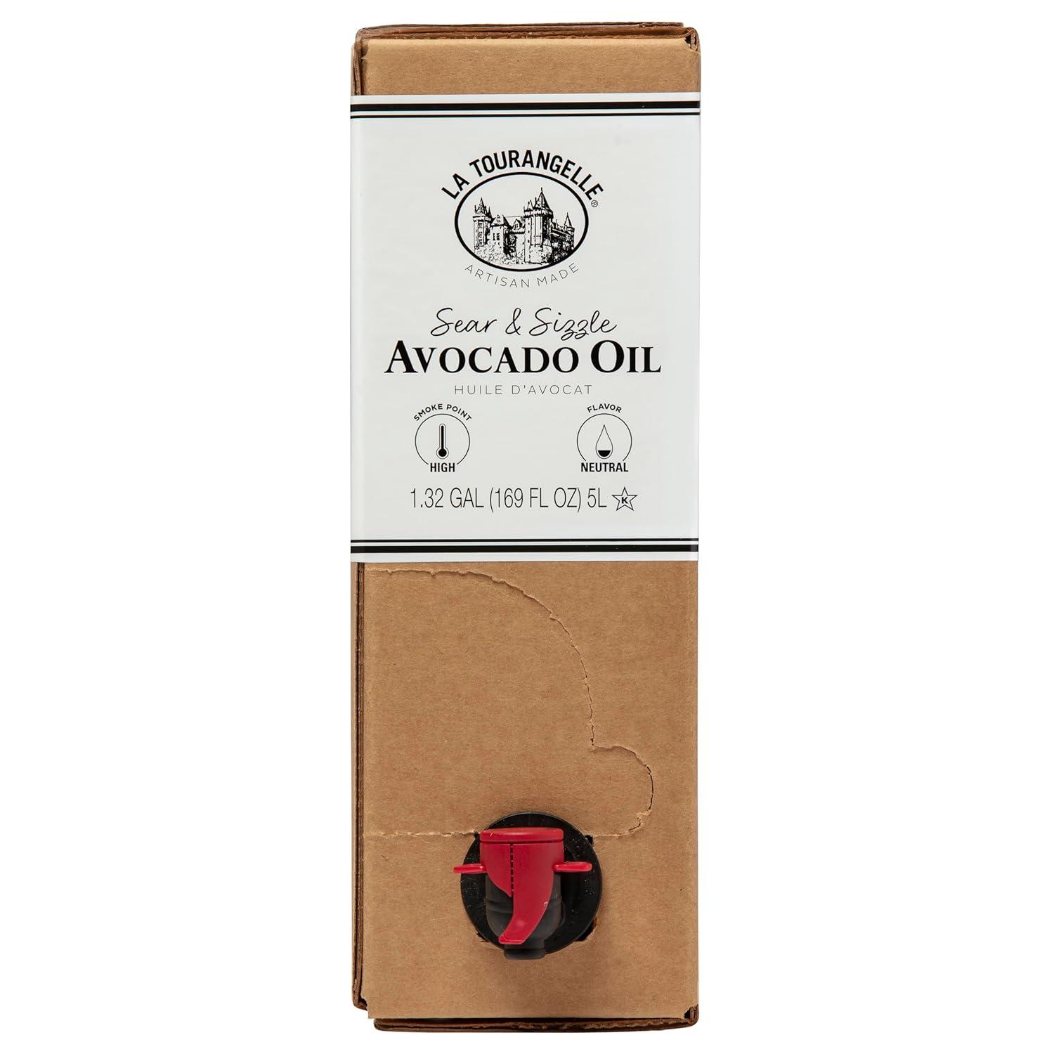 image:imageLa Tourangelle Organic Extra Virgin Olive Oil ColdPressed Early Harvest EVOO from Spain Smooth amp Fruity 169 fl oz Spanish with Polyphenols for Cooking Drizzling Marinades and DippingHigh Heat Avocado