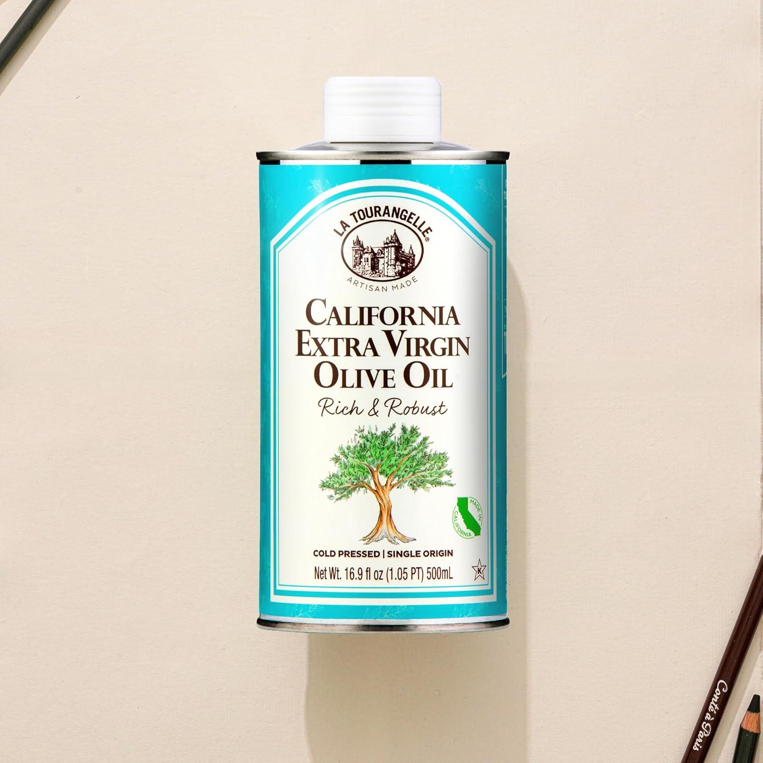 image:imageLa Tourangelle Organic Extra Virgin Olive Oil ColdPressed Early Harvest EVOO from Spain Smooth amp Fruity 169 fl oz Spanish with Polyphenols for Cooking Drizzling Marinades and DippingCalifornia EVOO