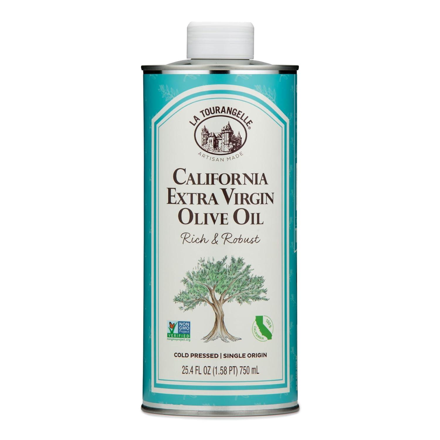image:imageLa Tourangelle Organic Extra Virgin Olive Oil ColdPressed Early Harvest EVOO from Spain Smooth amp Fruity 169 fl oz Spanish with Polyphenols for Cooking Drizzling Marinades and DippingCalifornia EVOO