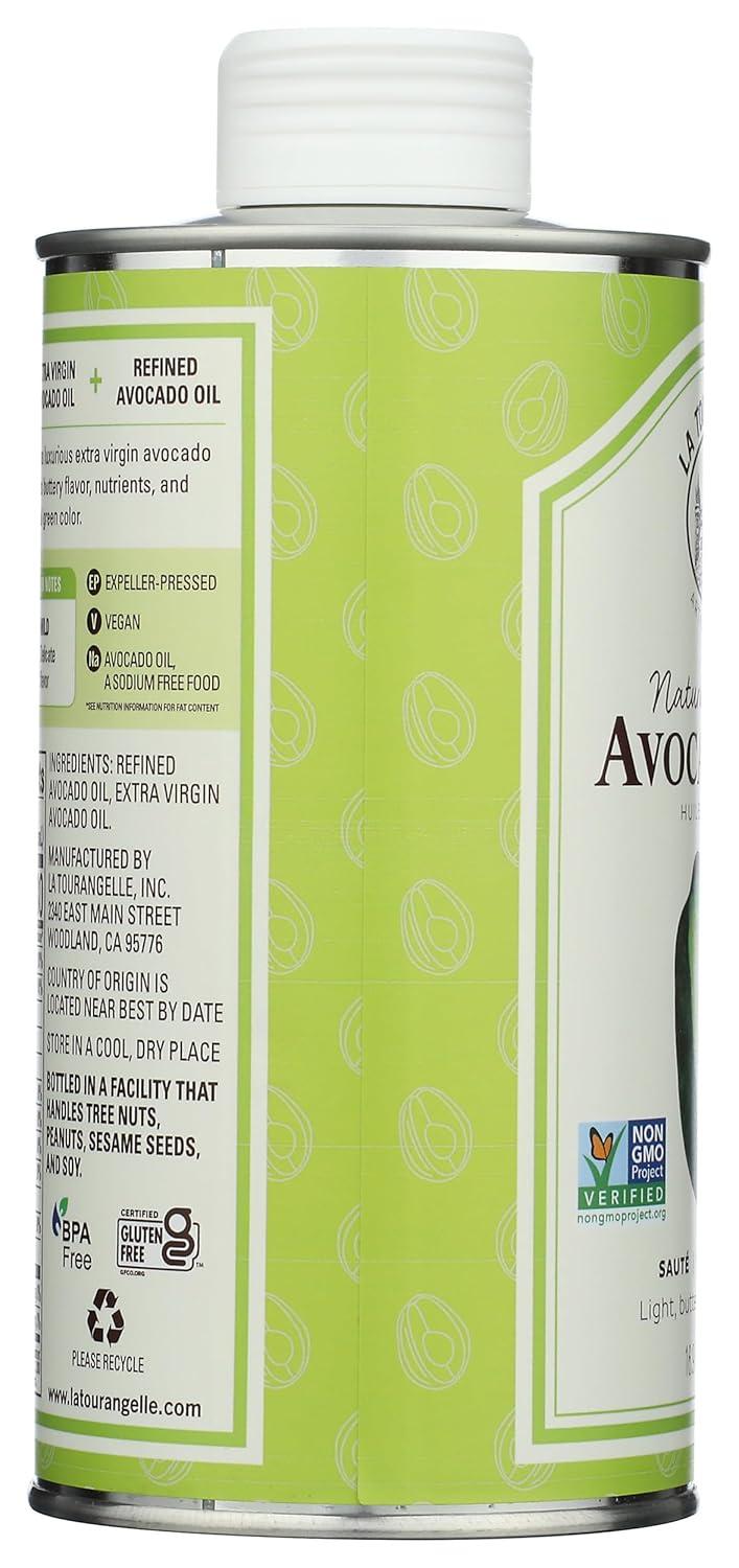 image:imageLa Tourangelle Organic Extra Virgin Olive Oil ColdPressed Early Harvest EVOO from Spain Smooth amp Fruity 169 fl oz Spanish with Polyphenols for Cooking Drizzling Marinades and DippingAvocado
