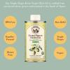 La Tourangelle, Organic Extra Virgin Olive Oil, Cold-Pressed Early Harvest EVOO from Spain, Smooth & Fruity, 16.9 fl oz – Spanish with Polyphenols for Cooking, Drizzling, Marinades, and Dipping(Fruity Organic EVOO)